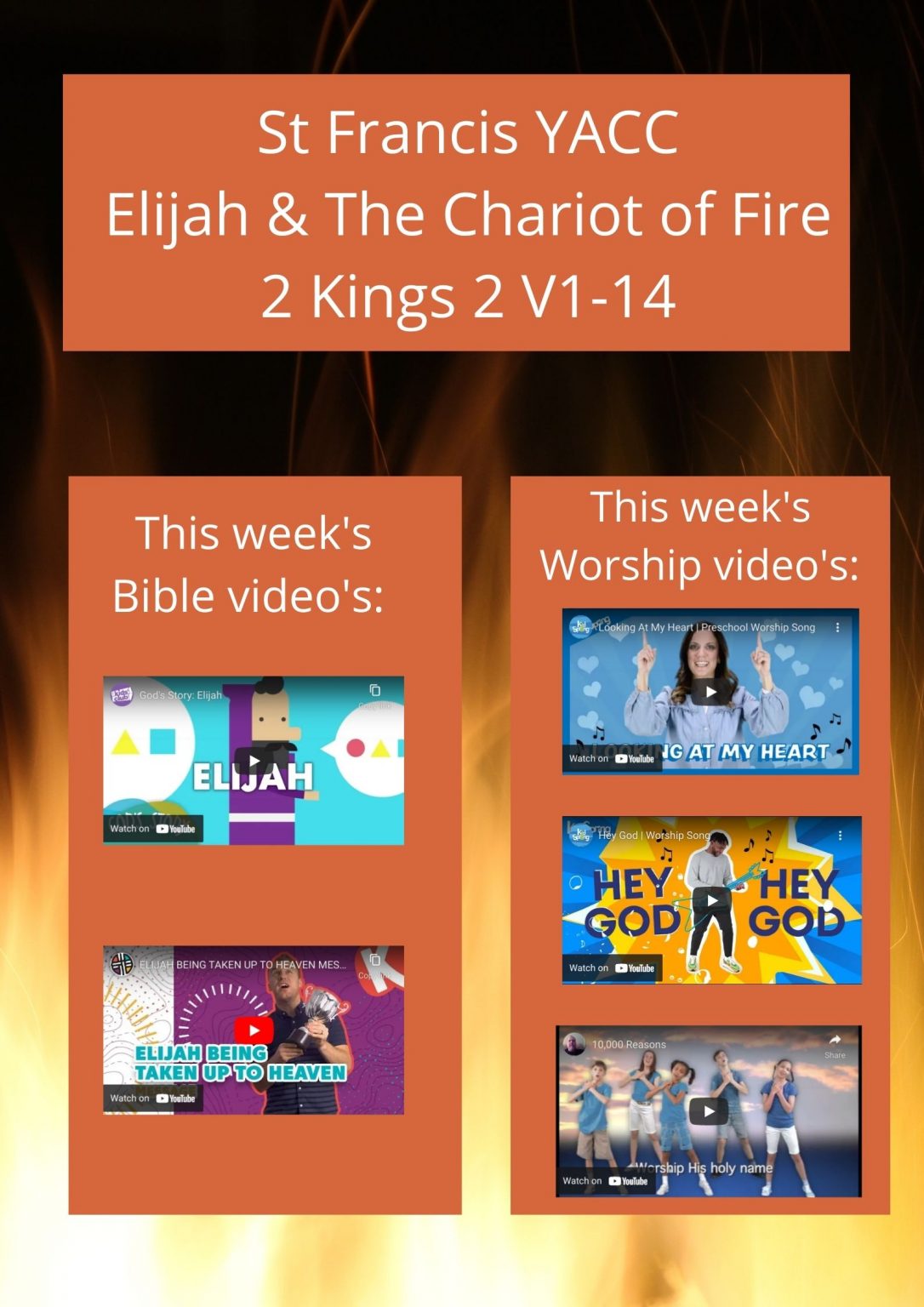 Elijah and The Chariot of Fire St Francis of Assisi Church Welwyn